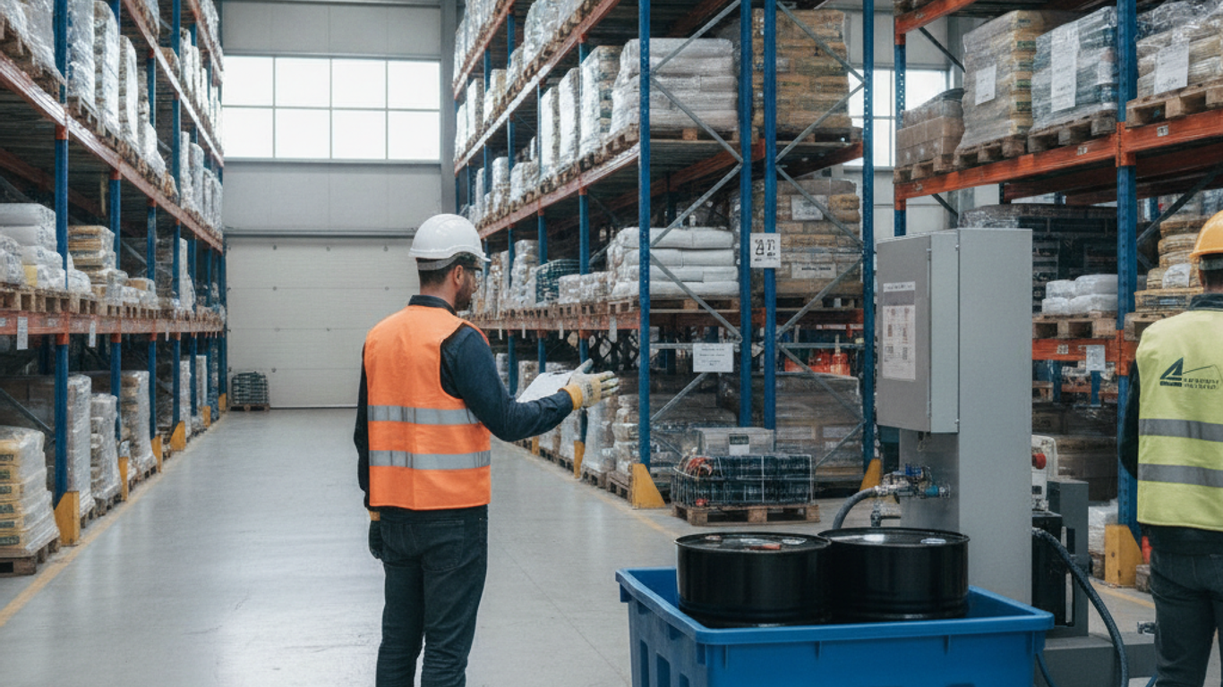 Optimisation de l'espace avec un bac de rétention : astuces pour un site efficace