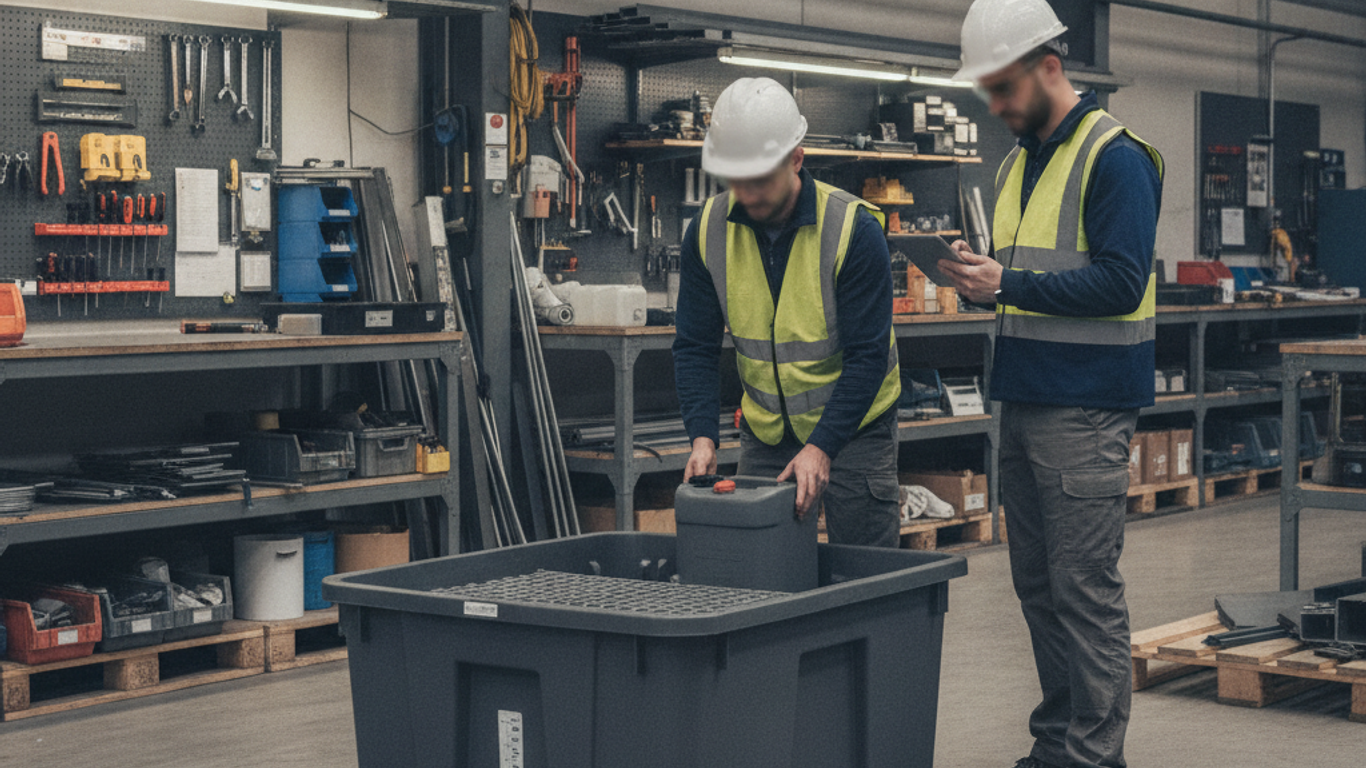 Comment choisir le bon bac de rétention selon ses besoins industriels