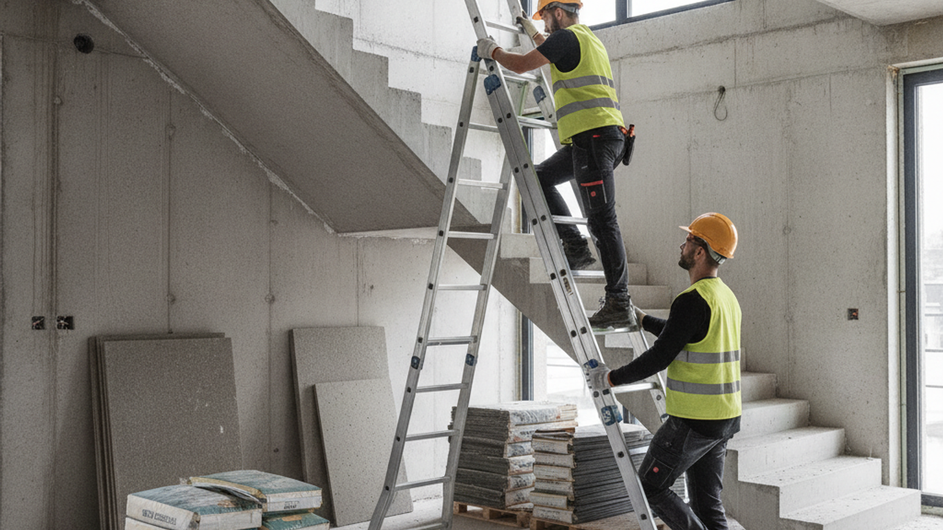 Normes de sécurité pour échelles d'escaliers EN 131