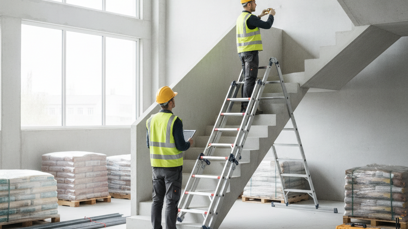 Inspection et maintenance des échelles pour escaliers