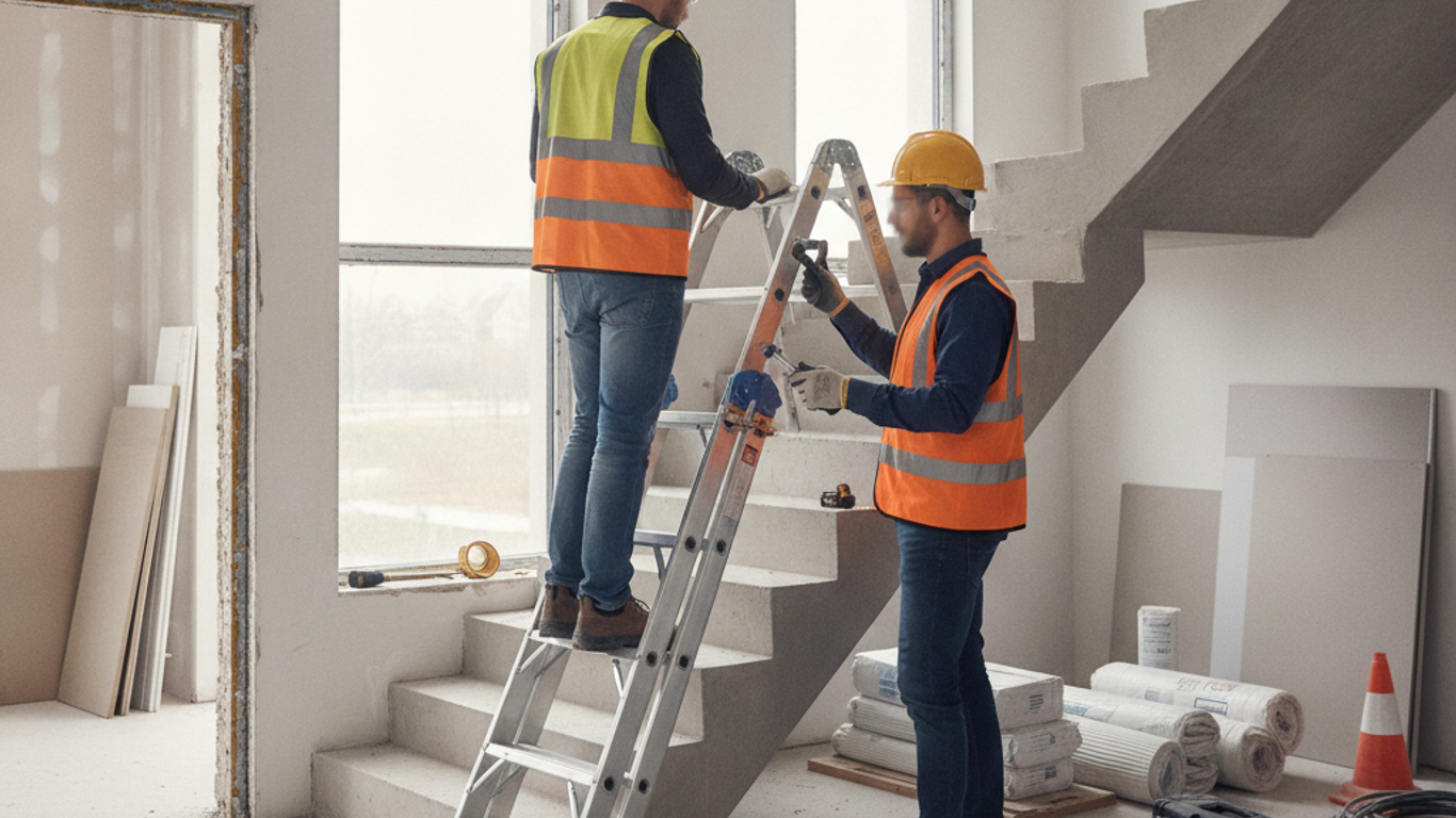 Identifier les problèmes courants sur une échelle pour escaliers