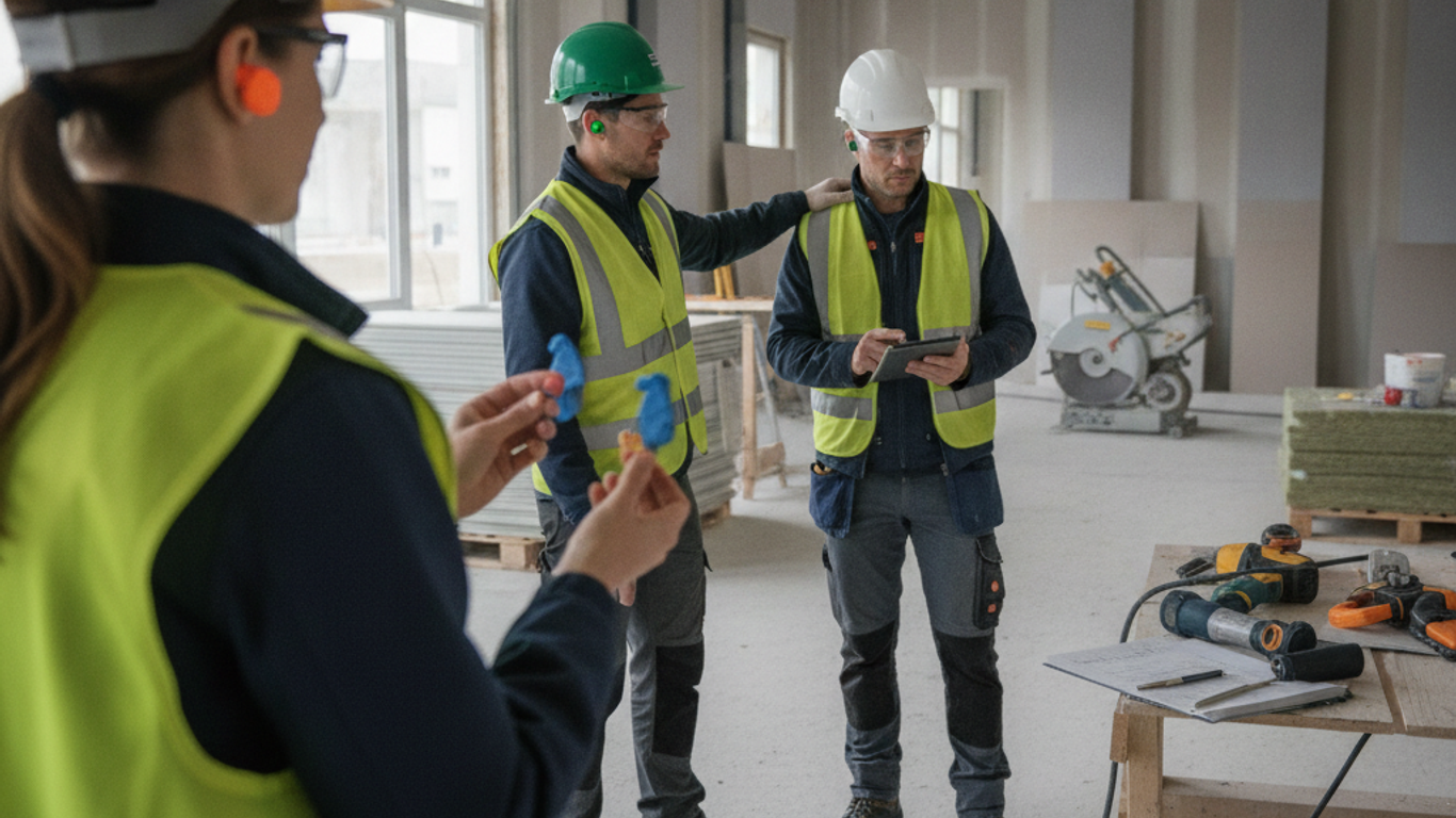 Types de bouchons d'oreilles pour la protection auditive au travail