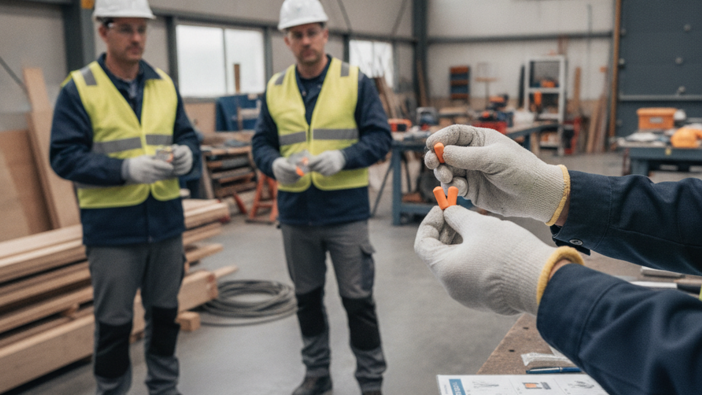 Contenu d'une formation à l'utilisation des bouchons d'oreilles