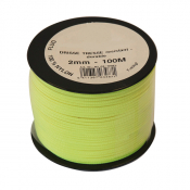 Cordeau nylon Ø 3mm - fluo tressé - 100 m