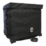 Couverture chauffante industrielle pour IBC 1000 litres 0-90°C