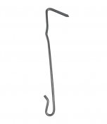 Crochet ardoise Grinox 17% Droit bosselé Ø2.7mm – Dimos