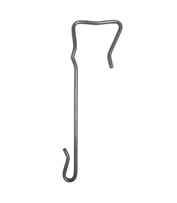 Crochet ardoise Inox 17% Droit bosselé Ø2.7mm – Dimos