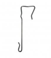 Crochet ardoise Inox 17% Droit bosselé Ø2.7mm – Dimos Crochet ardoise Inox 17% Droit bosselé Ø2.7mm – Dimos