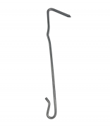Crochet ardoise Inox 18/10 Droit bosselé Ø2.7mm – Dimos