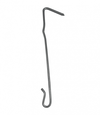 Crochet ardoise inox18/10 bosselé 13.2x2.7 pointe – 132 mm – Dimos