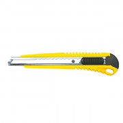 Cutter ABS lame 9 mm - guide lame inox - par 24 pièces