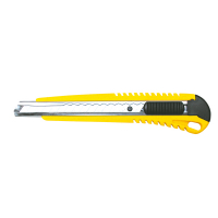Cutter ABS lame 9 mm - guide lame inox - par 24 pièces