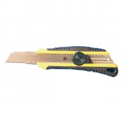 Cutter bi matière - lame 18 mm - guide lame acier inox - blocage molette
