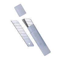 Lame cutter 18 mm - sécables - étui de 10 lames Lame cutter 18 mm - sécables - étui de 10 lames