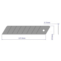 Lame cutter standard - étui de 10 lames sécables 25 mm standard Lame cutter standard - étui de 10 lames sécables 25 mm standard