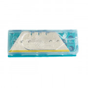 Lame Maxi-trapèze 60 mm tranchant titane- distibuteur 10 lames