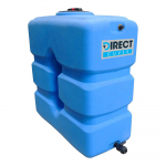 Cuve verticale aérienne de stockage d'eau de pluie compacte de 1000 litres