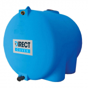 Citerne à eau de pluie horizontale pré-équipée vanne 2000 litres