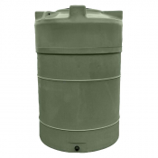 Cuve à eau de pluie 2000 L pré-équipée ronde