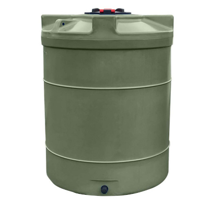 Cuve à eau de pluie 3000 L pré-équipée ronde