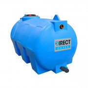 Cuve eau horizontale basse pré-équipée ou équipée pompe avec surpresseur 2000 litres