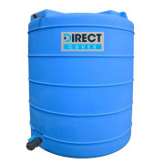 Cuve verticale aérienne de stockage d'eau de pluie de 3000 L