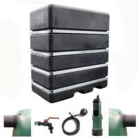 Cuve à eau 4000 litres avec système de pompe pour le jardin Cuve à eau 4000 litres avec système de pompe pour le jardin