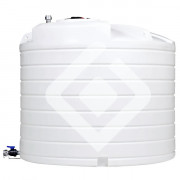 Cuves PE stockage d'eaux de pluie de 7500 Litres