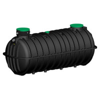 Cuve à enterrer de récupération d'eau de pluie de 12000 L