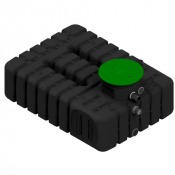 Cuve de stockage d'eau de pluie extra-plate - 2500 L