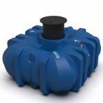 Cuve à eau de pluie à enterrer 5000 L plate