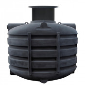 Cuve à eaux pluviales 3300 L ronde économique sans équipement