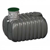 Cuve de stockage d'eau de pluie pré-équipée 3500 L