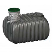 Cuve de stockage d'eau de pluie pré-équipée 3500 L