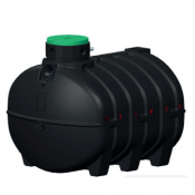Cuve de stockage d'eau de pluie équipée - 8000 L