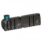Cuve de stockage d'eau de pluie pré-équipée pour accueil pompe - 10000 L
