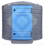 Cuve AdBlue® double paroi avec grande armoire 2500 à 10 000 L