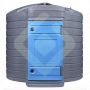 Cuve AdBlue® double paroi avec grande armoire 2500 à 10 000 L