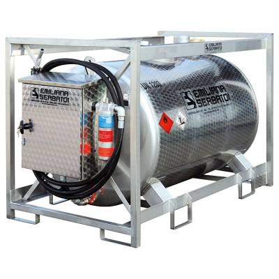 Cuve nue de distribution transportable AVGAS 896 litres homologuée ADR