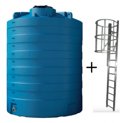 Cuve à eau potable ACS hors sol ronde verticale 12 500 L