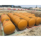 Cuve nue de stockage enterrée fixe de BioDiesel 25000 Litres