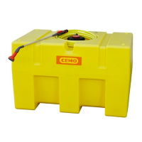 Cuve d'arrosage 450 L économique équipée d'une pompe Cuve d'arrosage 450 L économique équipée d'une pompe