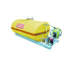 Cuve d'arrosage polyester fibre de verre plateau, motopompe CEMO