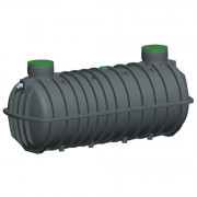 Cuve de régulation et rétention d'eau de pluie 15 000 L - 5 L/s