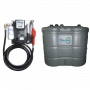 Cuve station-service PEHD 1000 L double paroi GNR / FIOUL sur platine murale
