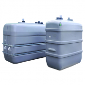 Cuve de stockage PEHD double paroi GNR 1500 et 2000 L sans équipement