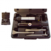 Coffret décapeur complet avec 3 burins et kit dérouilleur