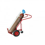Diable de chantier 2 bouteilles, béquille escamotable 250kg