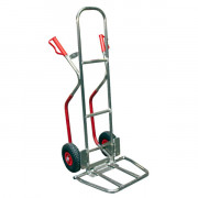 Diable en aluminium charges hautes bavette repliable 150kg
