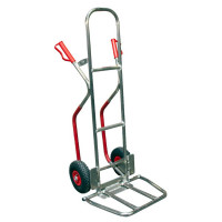 Diable en aluminium charges hautes bavette repliable 150kg